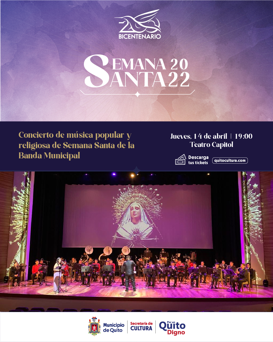 Concierto de música popular y religiosa de Semana Santa de la Banda Municipal